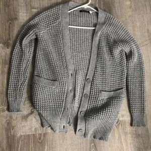 Foreign Exchange Oversized Knitted Cardigan